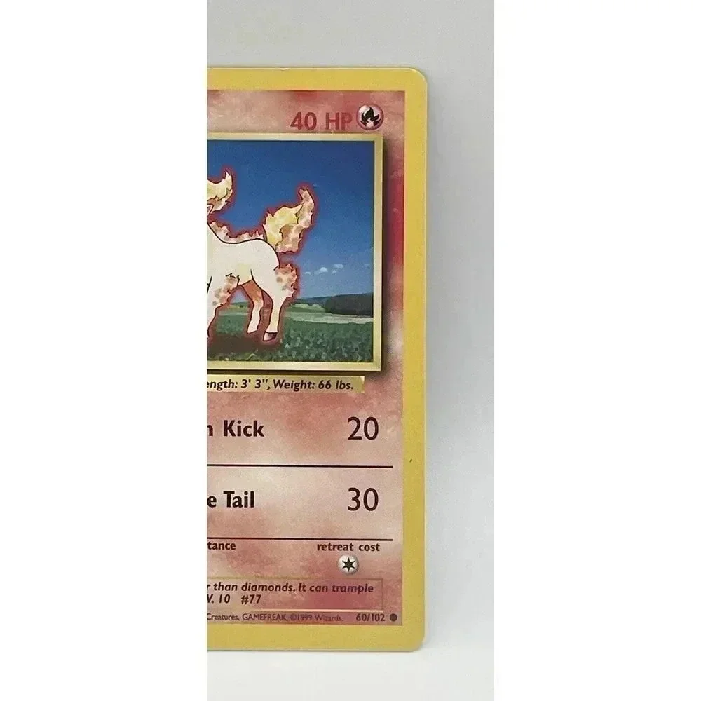 Ponyta 60/102 Base Set Non Halo Vintage 1999 Pokemon Card LP